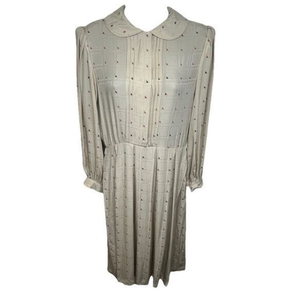 Vintage Soo Yung Lee 100% Silk Dress Hong Kong Women’s Size 6